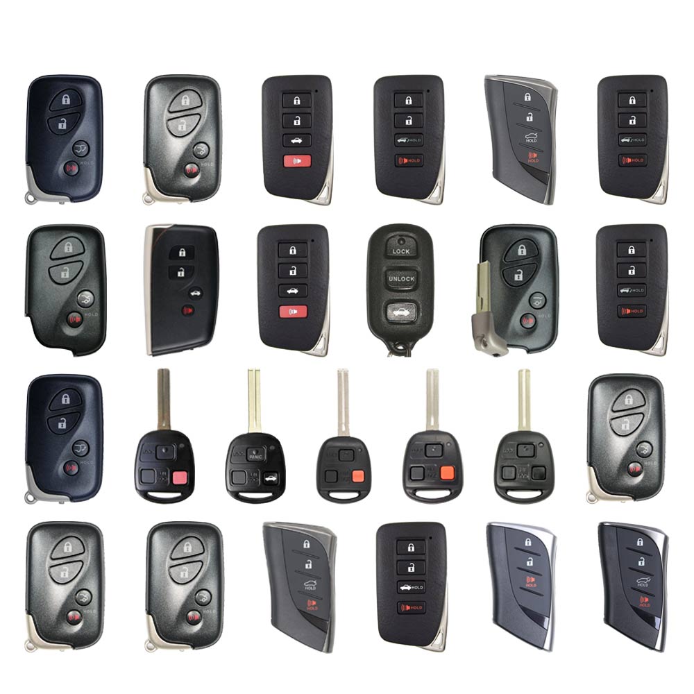 AKS KEYS Aftermarket 25 Lexus Keys Bundle