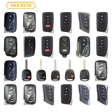 AKS KEYS Aftermarket 25 Lexus Keys Bundle