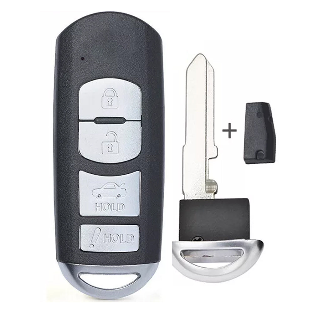 315MHz Smart Key Fob For 2009-2013 Mazda 6 | 4-Button Remote (FCC KR55WK49383)