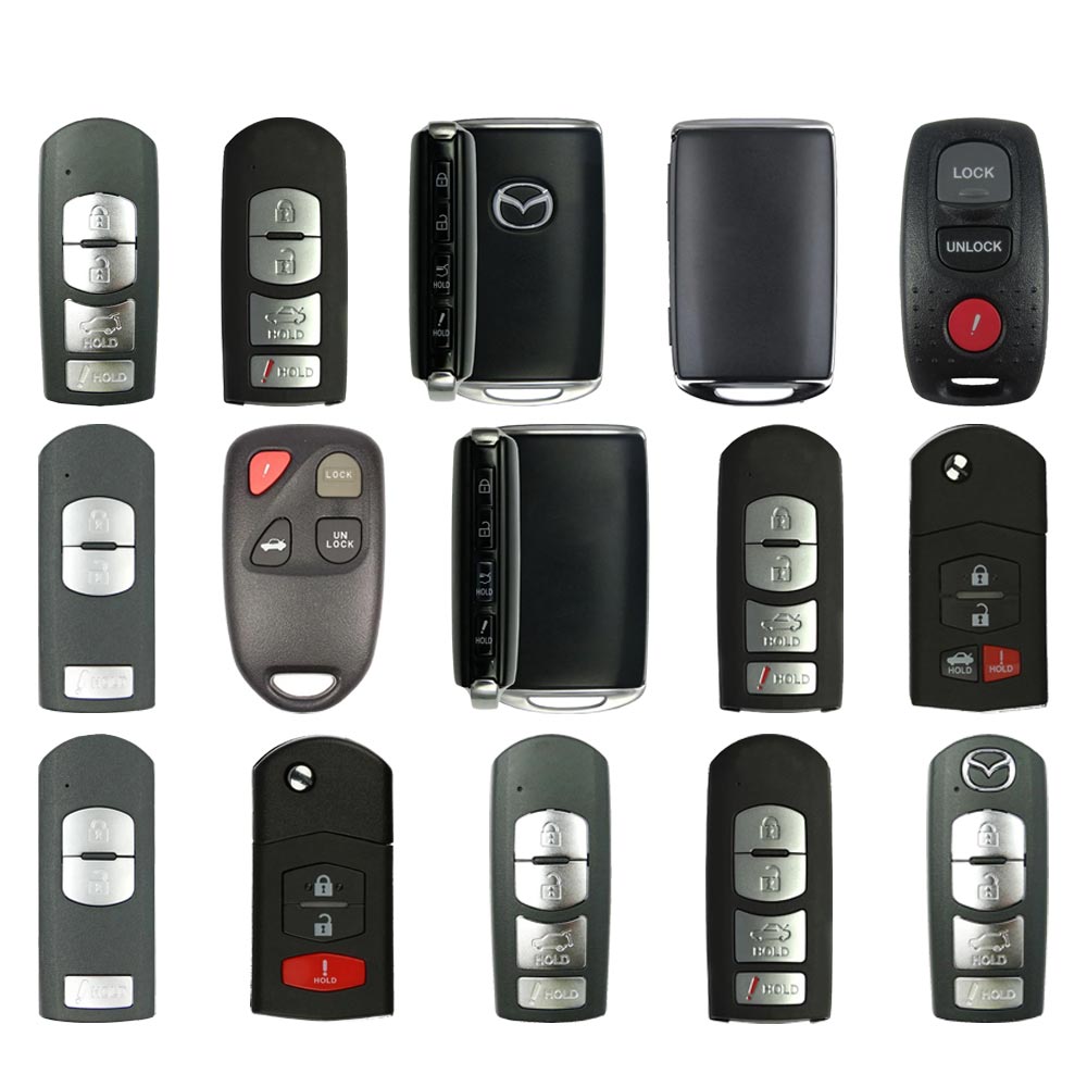 MAZDA:スマートキー　１５個セット AKS KEYS Aftermarket 15 Mazda Keys Bundle – Locksmith Keyless
