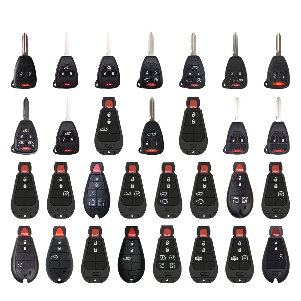 Automotive Smart Remotes Starter Pack-5 with 30 Dodge Jeep Chrysler Re ...