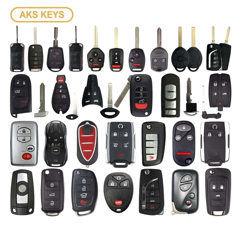 AKS KEYS Automotive Smart Remotes Starter Pack-8 with 90 Remotes