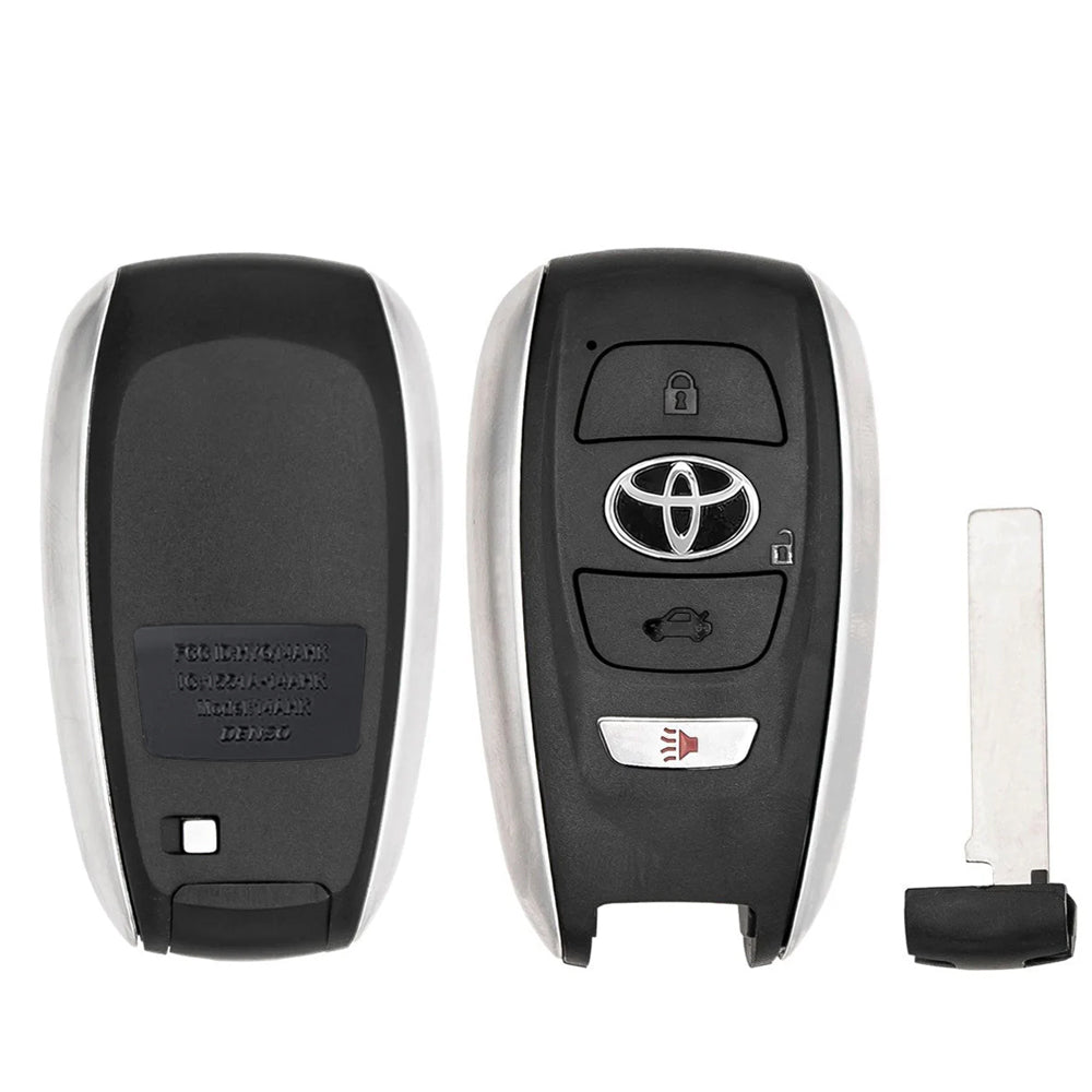 Keycode 10g030 2023 Toyota GR86 Smart Key 4B W/ Trunk Fob FCC# HYQ14AHK - SU003-10030 ...