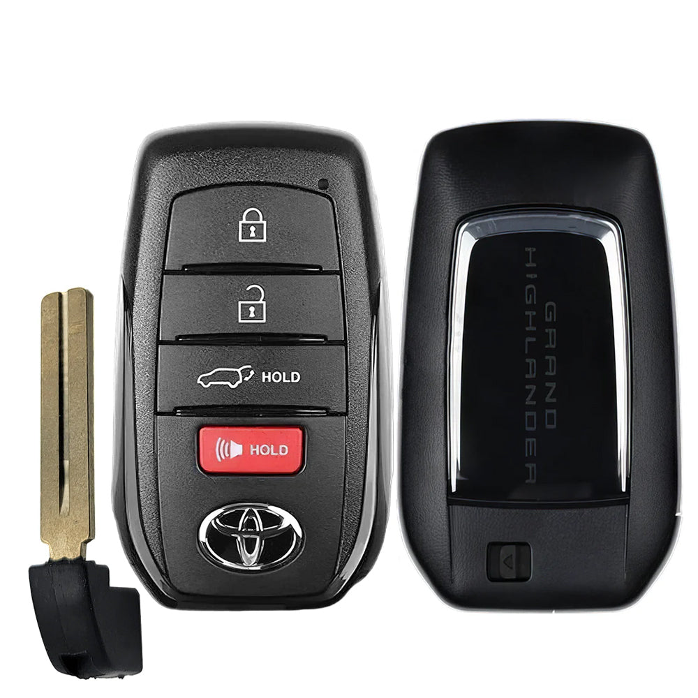 2024 Toyota Grand Highlander Smart Key 4B W/ Hatch Fob FCC# HYQ14FBX - 8990H-0E330