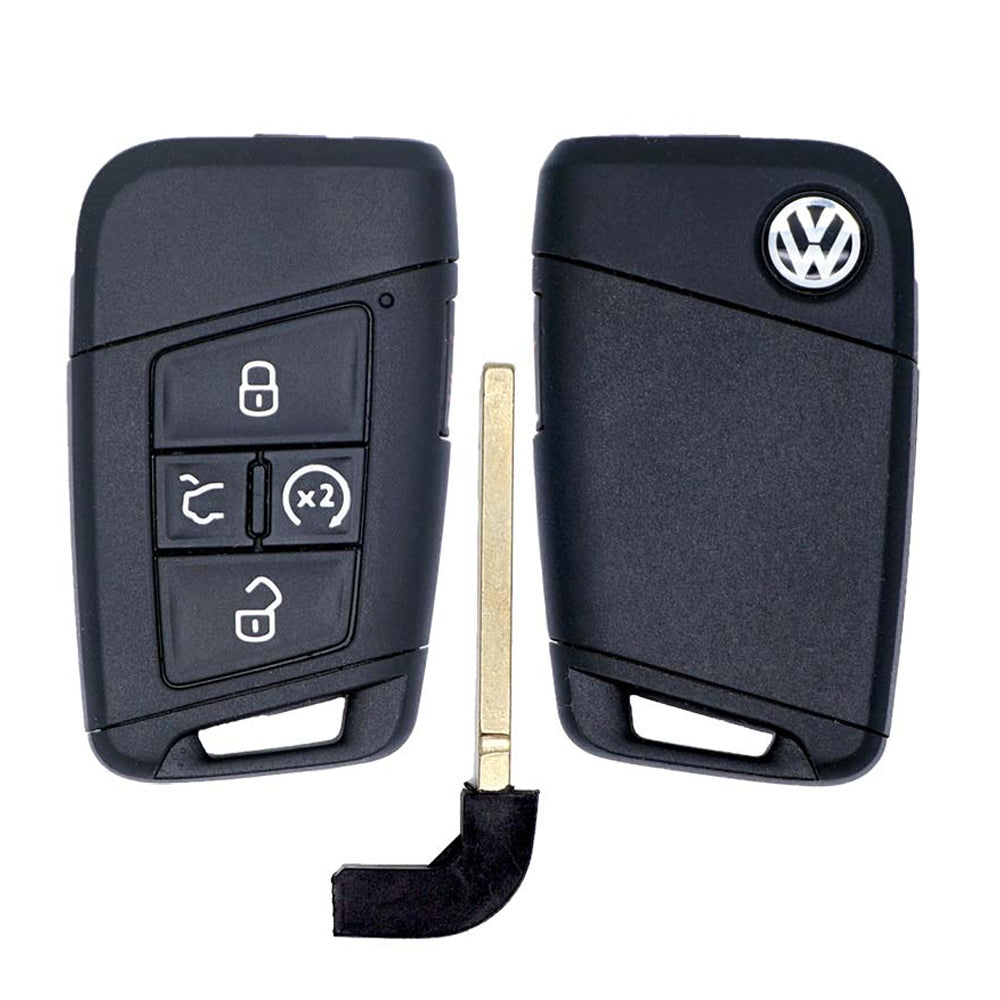 New Vw Key 2018 - 2026 Volkswagen Smart Key 5B Fob FCC# KR5FS14T - 3G0-959-752-CQ ...