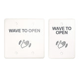 RCI 913 Touchless Microwave Motion Switch with Single and Double Gang Plate - 12/24VDC