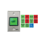 RCI 972-LESMO-32D - All-In-One English/Spanish Illuminated Pushbutton - Momentary