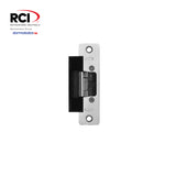 RCI S6504-32D - Electric Strike for 4-7/8 Round Corner Faceplate For 5/8 Projection Latches - 12/24 VDC - ANSI Grade 1 - 32D (Satin Stainless Steel-630)