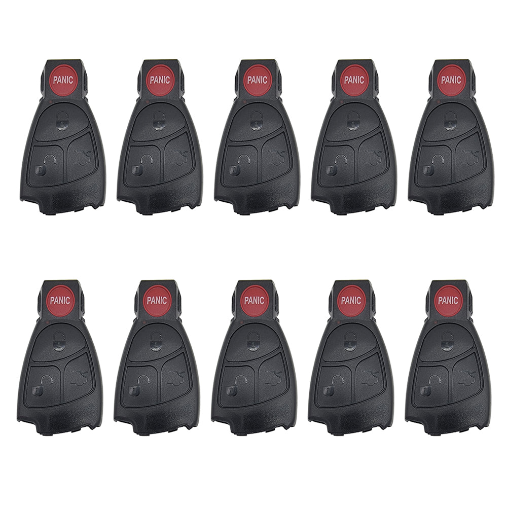 1998 - 2005 Mercedes Benz Smart Key Shell (10 Pack)