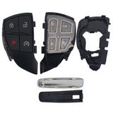 2022 - 2026 Chevrolet GMC Smart Key Shell 4B W/ Remote Start Compatible with FCC# YG0G21TB2 (10 Pack)