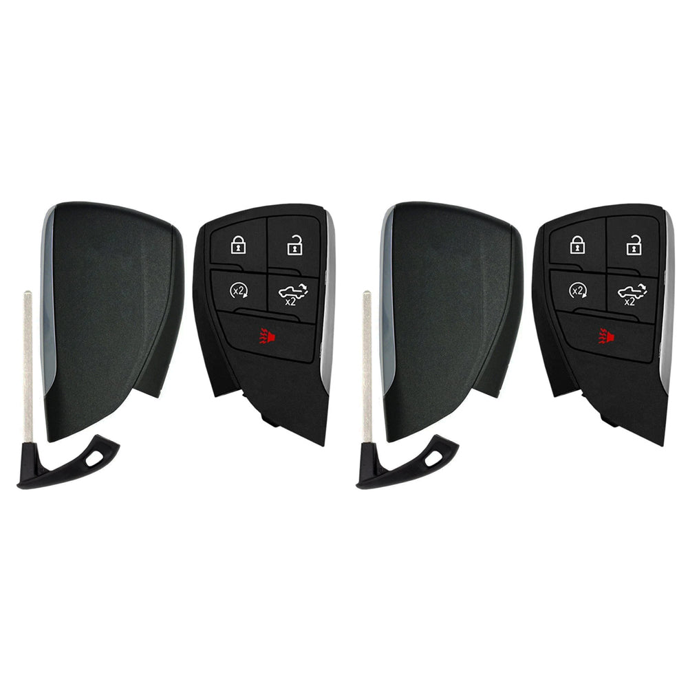 2023 - 2026 Chevrolet GMC Smart Key Shell 5B w/ Tailgate & Remote Start Compatible with FCC# YG0G21TB2 (2 Pack)