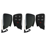 2023 - 2026 Chevrolet GMC Smart Key Shell 5B w/ Tailgate & Remote Start Compatible with FCC# YG0G21TB2 (2 Pack)