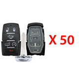 2019 - 2022 RAM 1500 Smart Key Shell 6B Fits for FCC# OHT-4882056 (50 Pack)