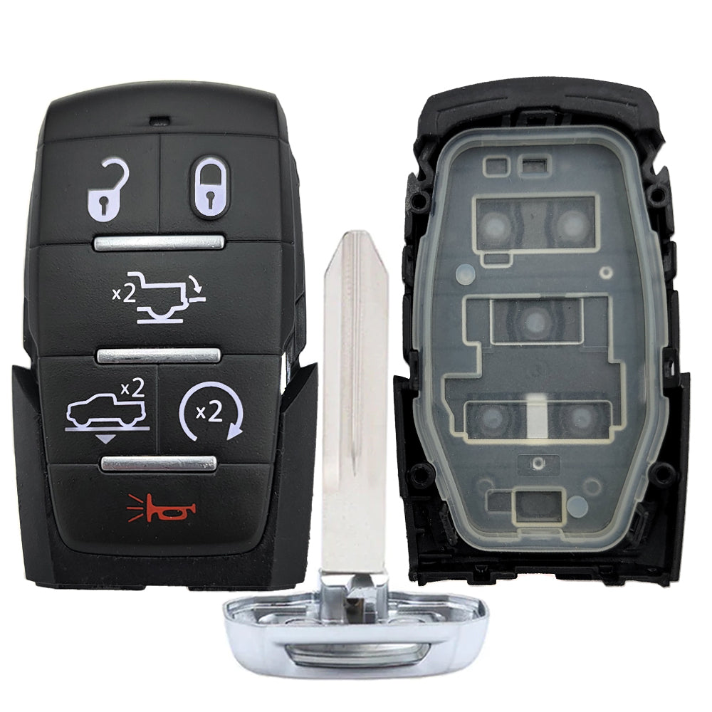 2019 - 2022 RAM 1500 Smart Key Shell 6B Fits for FCC# OHT-4882056 ...