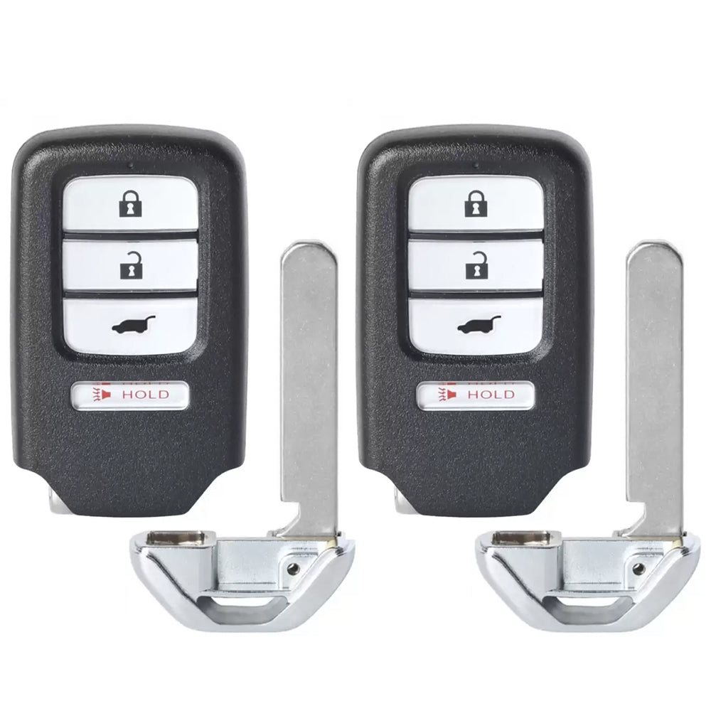 2016 - 2021 Honda HR-V Fit Smart Key Shell 4B Fits for FCC# KR5V1X (2 Pack)