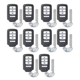 2016 - 2021 Honda HR-V Fit Smart Key Shell 4B Fits for FCC# KR5V1X (10 Pack)