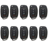 Hyundai Remote Head Flip Key Shell for FCC# TQ8-RKE-4F16 (10 Pack)