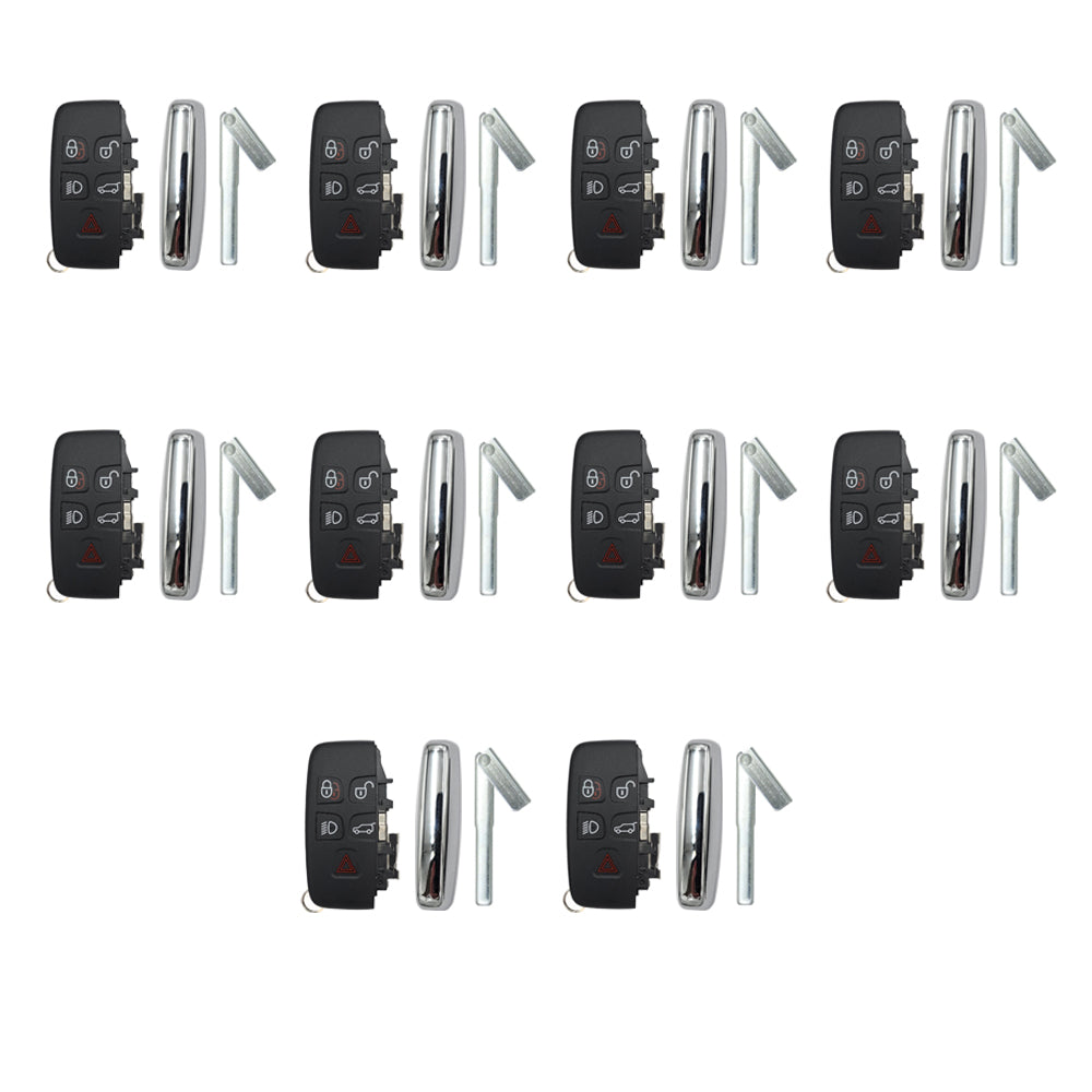 2011 - 2020 Jaguar Land Rover Smart Key Shell Case w/ Hatch 5 Buttons ...