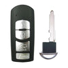 2010 - 2020 Mazda Smart Key Shell Case W/ Hatch 4 Buttons
