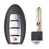 2011 - 2013, 2017 - 2020 Infiniti Nissan Smart Key Shell Case w/ Hatch 4 Buttons
