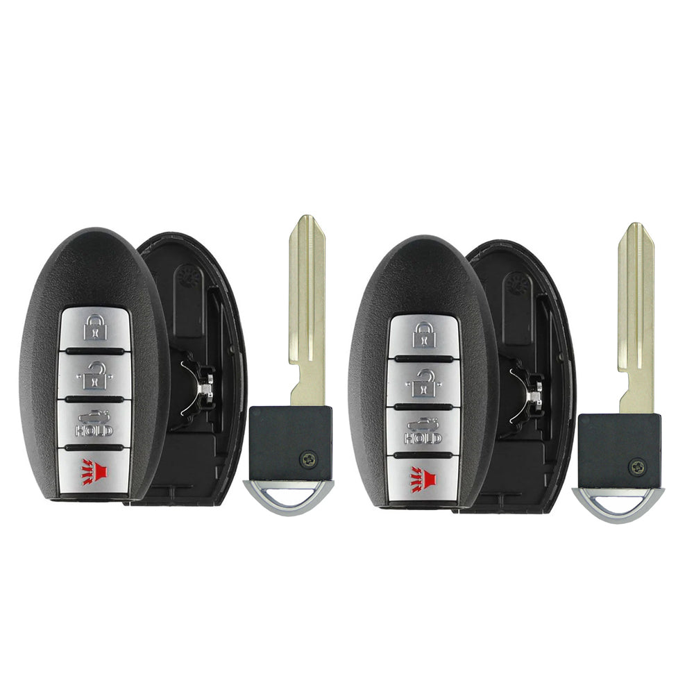 2013 - 2018 Nissan Altima Maxima Smart Key Shell 4B Fits for FCC# KR5S180144014 (2 Pack)