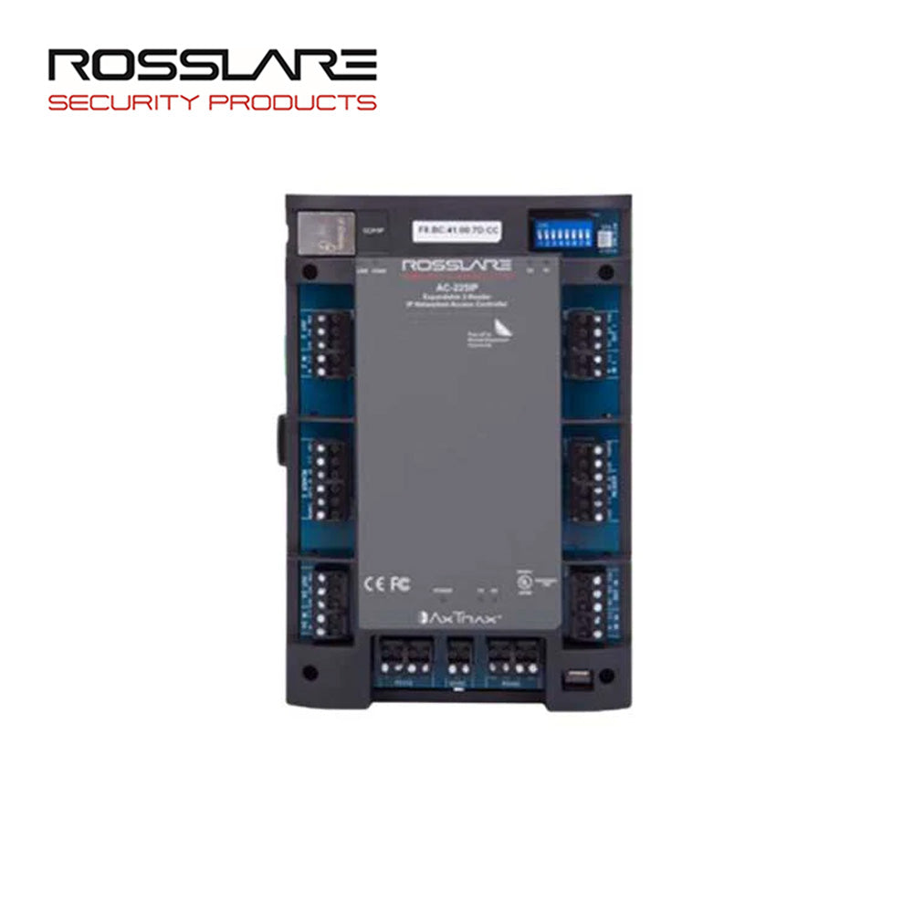Rosslare - AC-225IP-DIN - DIN Housing Expandable Networked Access Control for 2 Readers - TCP/IP