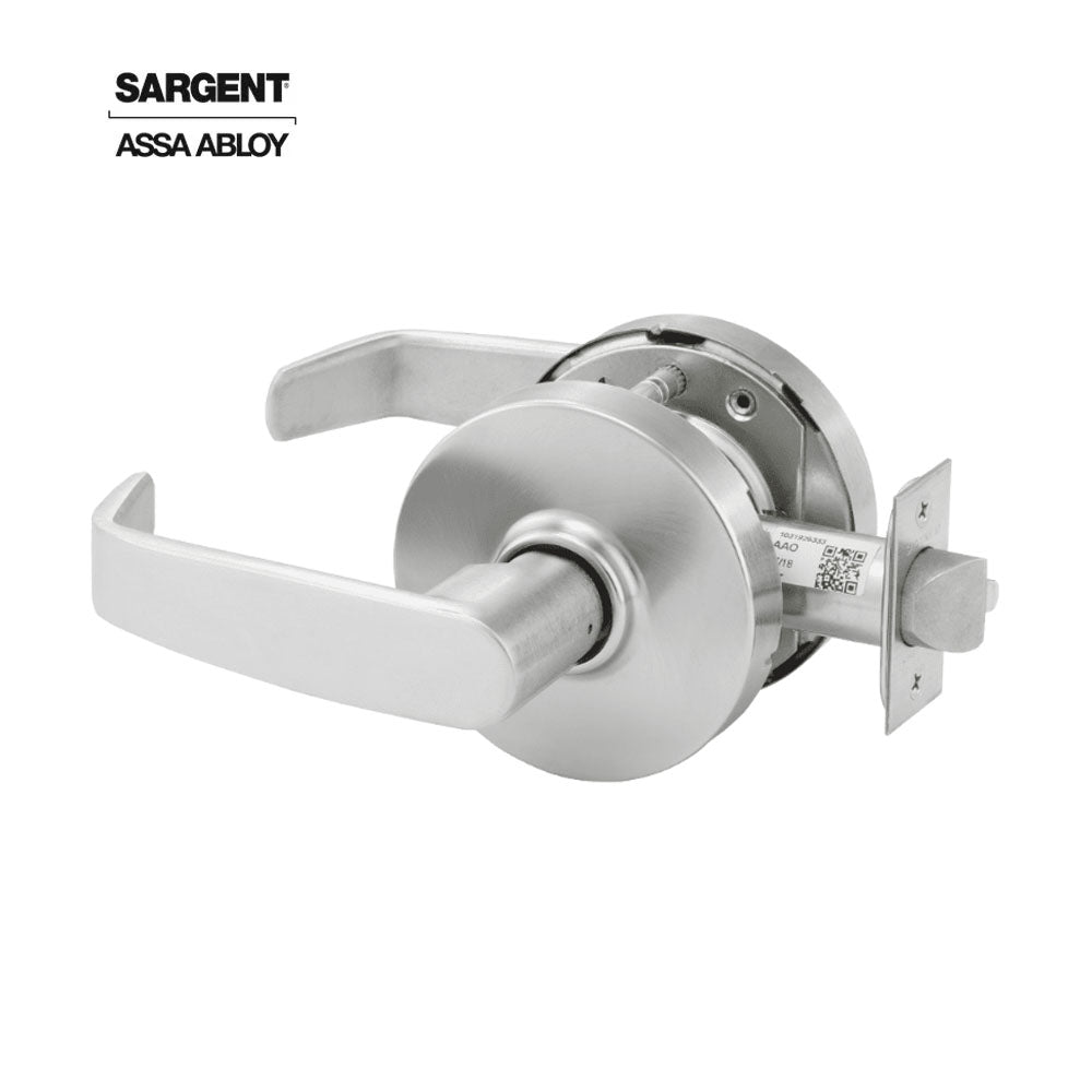 Sargent - 10XU15 - Passage Cylindrical Lock - L Lever - Non-Keyed - Grade 1
