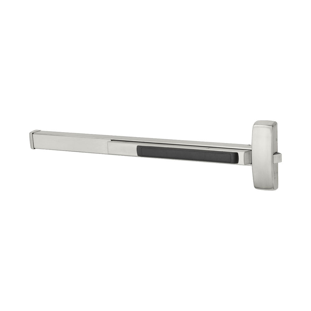 Sargent - 12-8810 - Rim Exit Bar with Wide Stile Pushpad Exit Only and Less Dogging - Fire Rated - Field Reversible - Grade 1