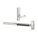 Sargent - 8874F - Rim Exit Devices with Electrified Trim - Wide Stile Pushpad - 24V - Fail Secure - Electrified Escutcheon Trim - 36" - Grade 1 - US32D (Satin Stainless Steel)