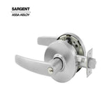 Sargent - 28-10G37 - Classroom Cylindrical Lock with 2-3/4 Backset and 4-7/8 ANSI Strike - B Lever - LA Keyway - US26D (Satin Chrome)