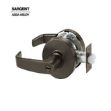 Sargent - 28-10U65 - Privacy Bathroom Cylindrical Lock with 2-3/4 Inch Backset and 4-7/8 Inch ANSI Strike - L Lever - Grade 1 - Optional Color