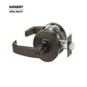 Sargent - 28-10U65 - Privacy Bathroom Cylindrical Lock with 2-3/4 Inch Backset and 4-7/8 Inch ANSI Strike - L Lever - Grade 1 - Optional Color