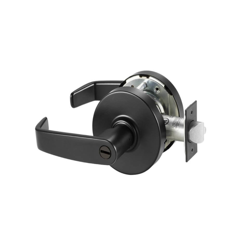 Sargent - 28-10U65 - Privacy Bathroom Cylindrical Lock with 2-3/4 Inch Backset and 4-7/8 Inch ANSI Strike - L Lever - Grade 1 - Optional Color