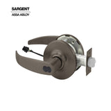 Sargent - 2870-10G71 - Electrified Cylindrical Lock Fail Secure with 2-3/4 Inch Backset and 4-7/8 Inch ANSI Strike - 24V - LL Design - SFIC Prep - Optional Color