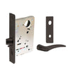 Sargent - 8237 - Classroom Mortise Lock - Heavy Duty Less Cylinder - SFIC - Escutcheon Trim Function - Grade 1 - US10BL (Dark Oxidized Satin Bronze Clear Coated)