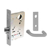 Sargent - 8237 - Classroom Mortise Lock - Heavy Duty Less Cylinder - SFIC - Escutcheon Trim Function - Grade 1 - US26 (Bright Chromium Plated Over Nickel)