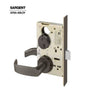 Sargent - 8265 - Privacy Bedroom Mortise Lock with 2-3/4 Inch Backset and 4-7/8 Inch ASA Strike - LN Rose - L Lever - Grade 1 - Optional Color