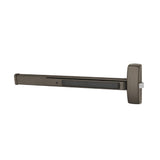 Sargent - 8810 - Rim Exit Bar with Wide Stile Pushpad Exit Only and Hex Key Dogging - Field Reversible - Grade 1