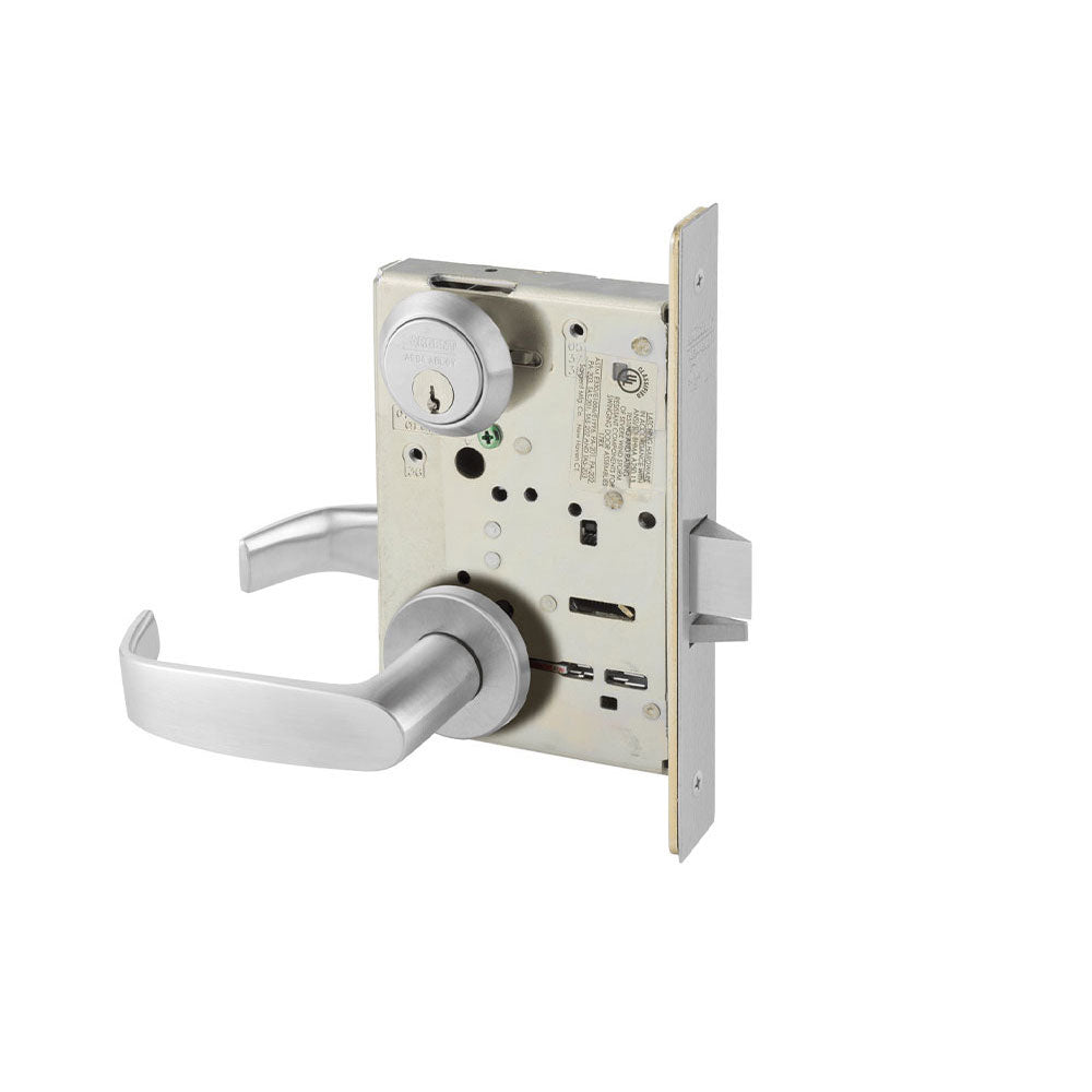 Sargent - 8272 - 24V Electrified Mortise Lock - Double Cylinder - Fail-Safe - Keyed Different - Rose Trim Function - Grade 1