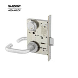 Sargent - 8273 - 12V Electrified Mortise Lock - Double Cylinder - Fail-Secure - Keyed Different - Rose Trim Function - Grade 1