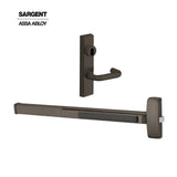 Sargent - 8804F - Rim Exit Devices with Trim - Wide Stile Pushpad - Nightlatch Function - Less Cylinder - Escutcheon Trim - 36" - Grade 1 - US10B (Dark Oxidized Satin Bronze Oil Rubbed)