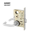 Sargent - 8273 - 24V Electrified Mortise Lock - Double Cylinder - Fail-Secure - Less Cylinder - Rose Trim Function - Grade 1
