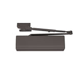 Sargent - 351 - Powerglide Cast Iron Surface Door Closer - Standard and Top Jamb Applications - Plastic Cover - Grade 1 - 10BE (Dark Anodized, Satin Bronze)