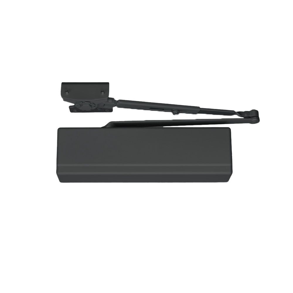 Sargent - 351 - Powerglide Cast Iron Surface Door Closer - Standard and Top Jamb Applications - Plastic Cover - Grade 1 - BSP (Black Suede Powder Coat)