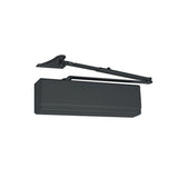 Sargent - 351 - Powerglide Cast Iron Surface Door Closer - Standard and Top Jamb Applications - Plastic Cover - Grade 1 - BSP (Black Suede Powder Coat)