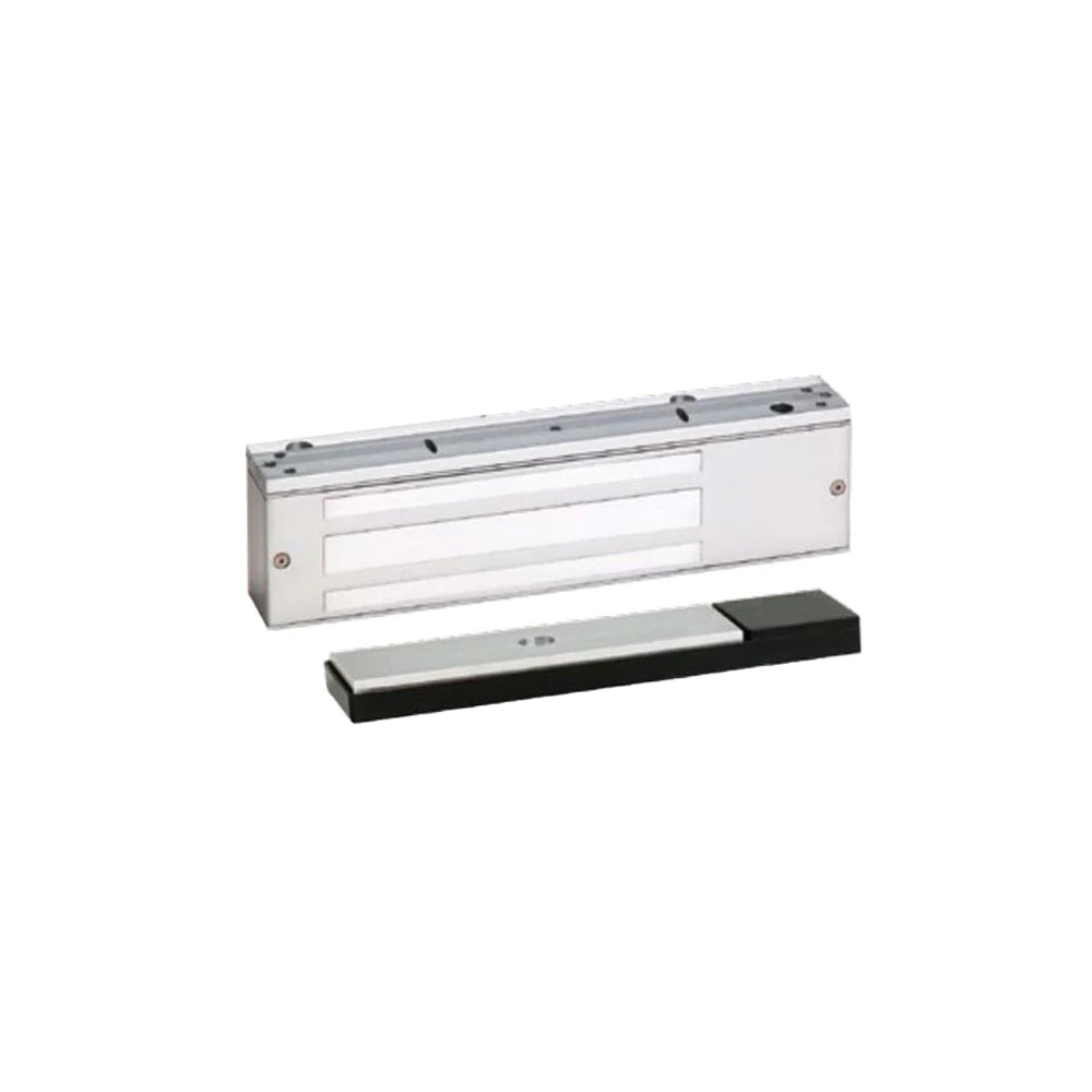 SDC - 1571VD - Single EMLock Magnetic Locks, Automatic Voltage Sensing Input with Door Position Switch and 1,200 Lbs Holding Force - Satin Aluminum Clear Anodized