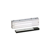 SDC - 1571VD - Single EMLock Magnetic Locks, Automatic Voltage Sensing Input with Door Position Switch and 1,200 Lbs Holding Force - Satin Aluminum Clear Anodized