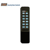 SDC - 923 - Indoor/Outdoor Narrow Self-Contained Digital Keypad with Single Entry Facilities Upto 500 Users - 12/24 VAC/DC
