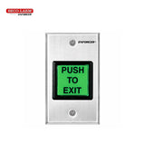 SECO-LARM SD-7202GF-PEQ Square Illuminated Push Button DPDT Request to Exit Plate with LED Indicator