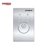 SECO-LARM SD-72281-6MQ Mortise Cylinder Key Switch with LEDs - Momentary